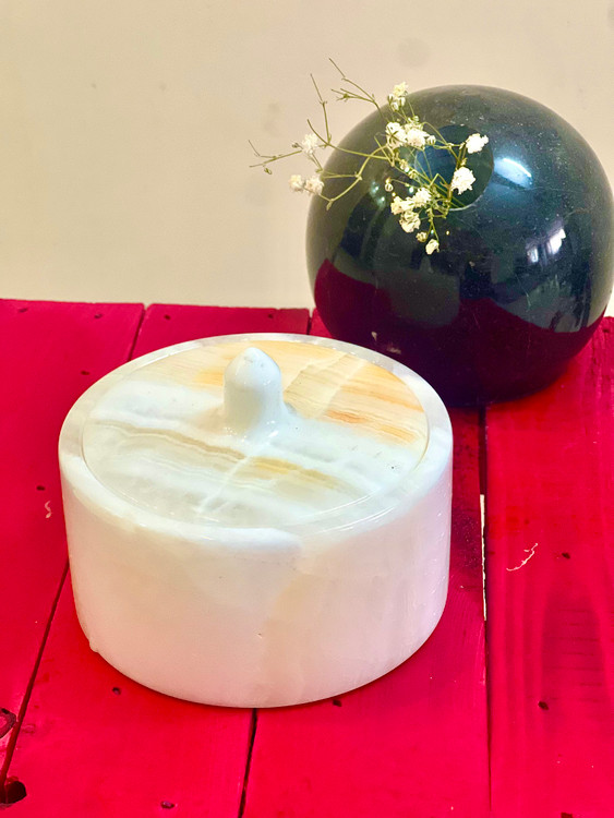 قندان سنگی جنس مرمر