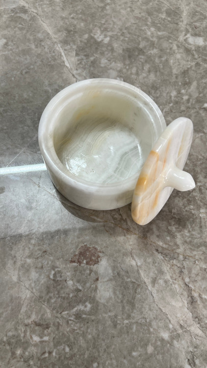 قندان سنگی جنس مرمر